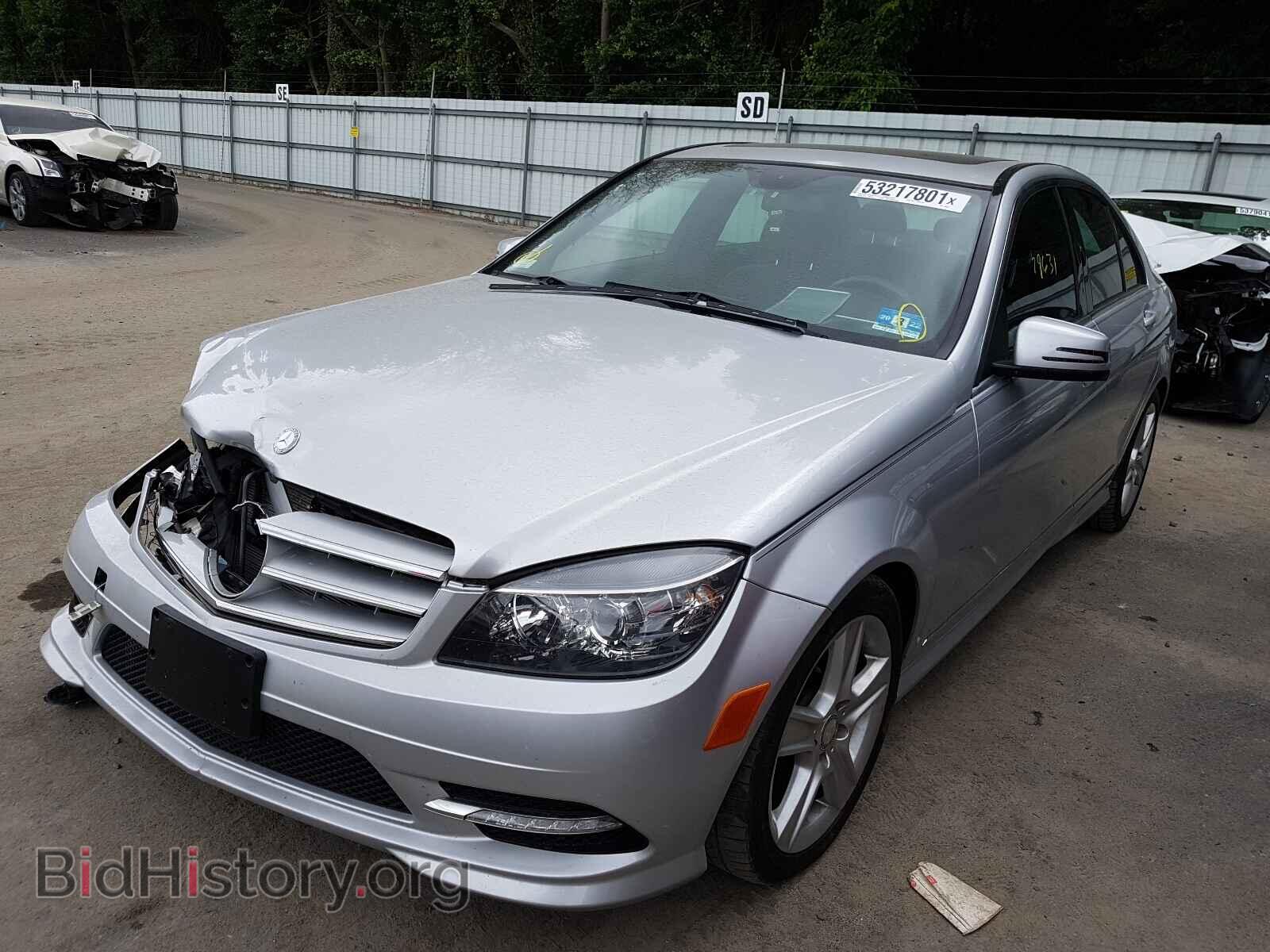 2011 MERCEDES-BENZ C-CLASS - VIN: WDDGF8BB7BR154591 - Фото 2