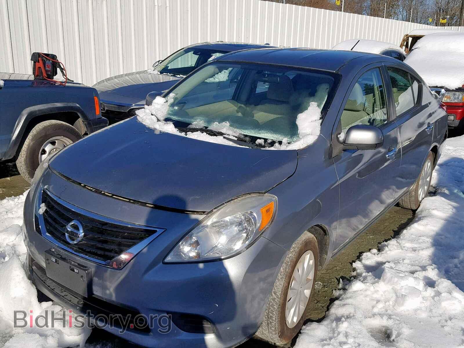 2012 NISSAN VERSA - VIN: 3N1CN7AP3CL813717 - Фото 2