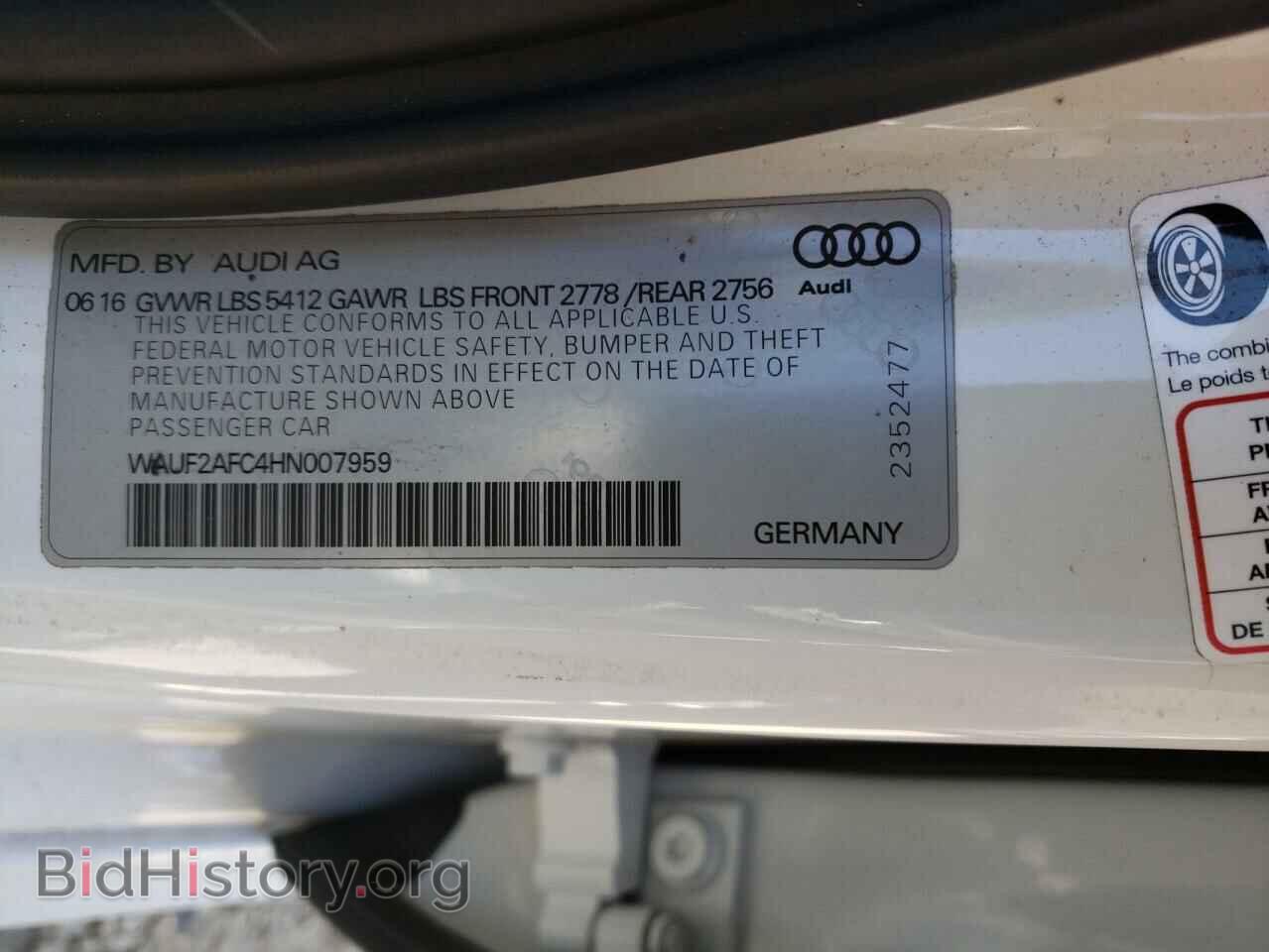 2017 AUDI A6 - VIN: WAUF2AFC4HN007959 - Photo 13