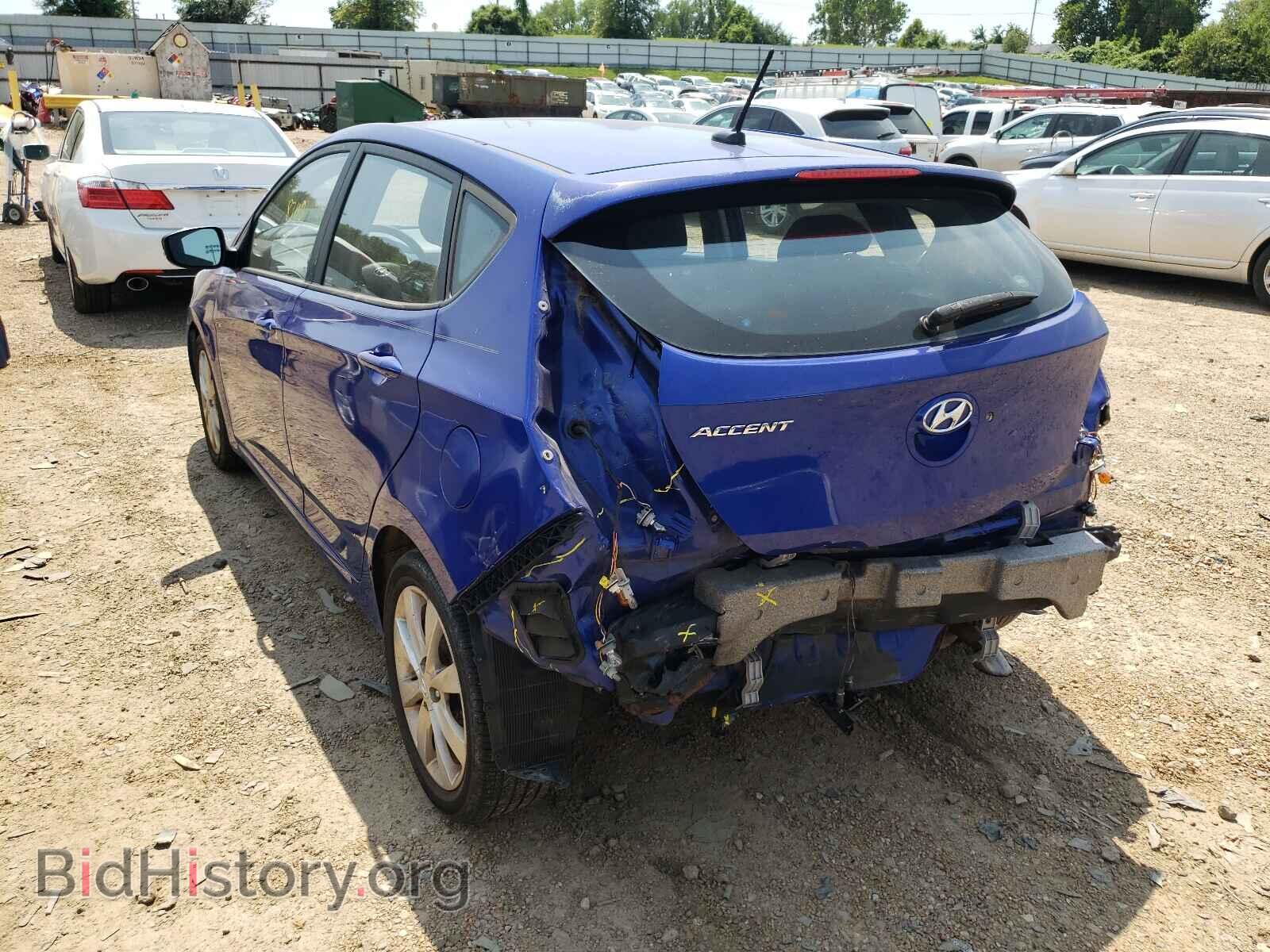 2013 HYUNDAI ACCENT - VIN: KMHCU5AEXDU092933 - Фото 3