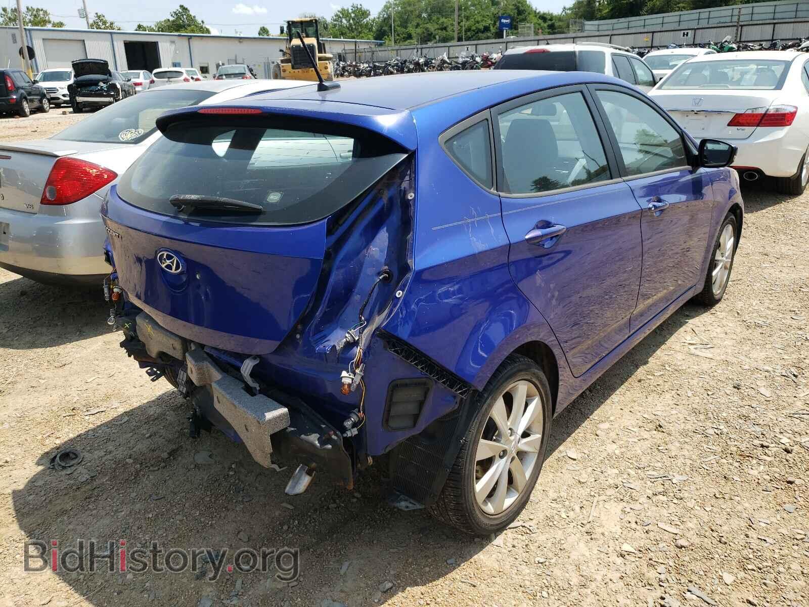 2013 HYUNDAI ACCENT - VIN: KMHCU5AEXDU092933 - Фото 4