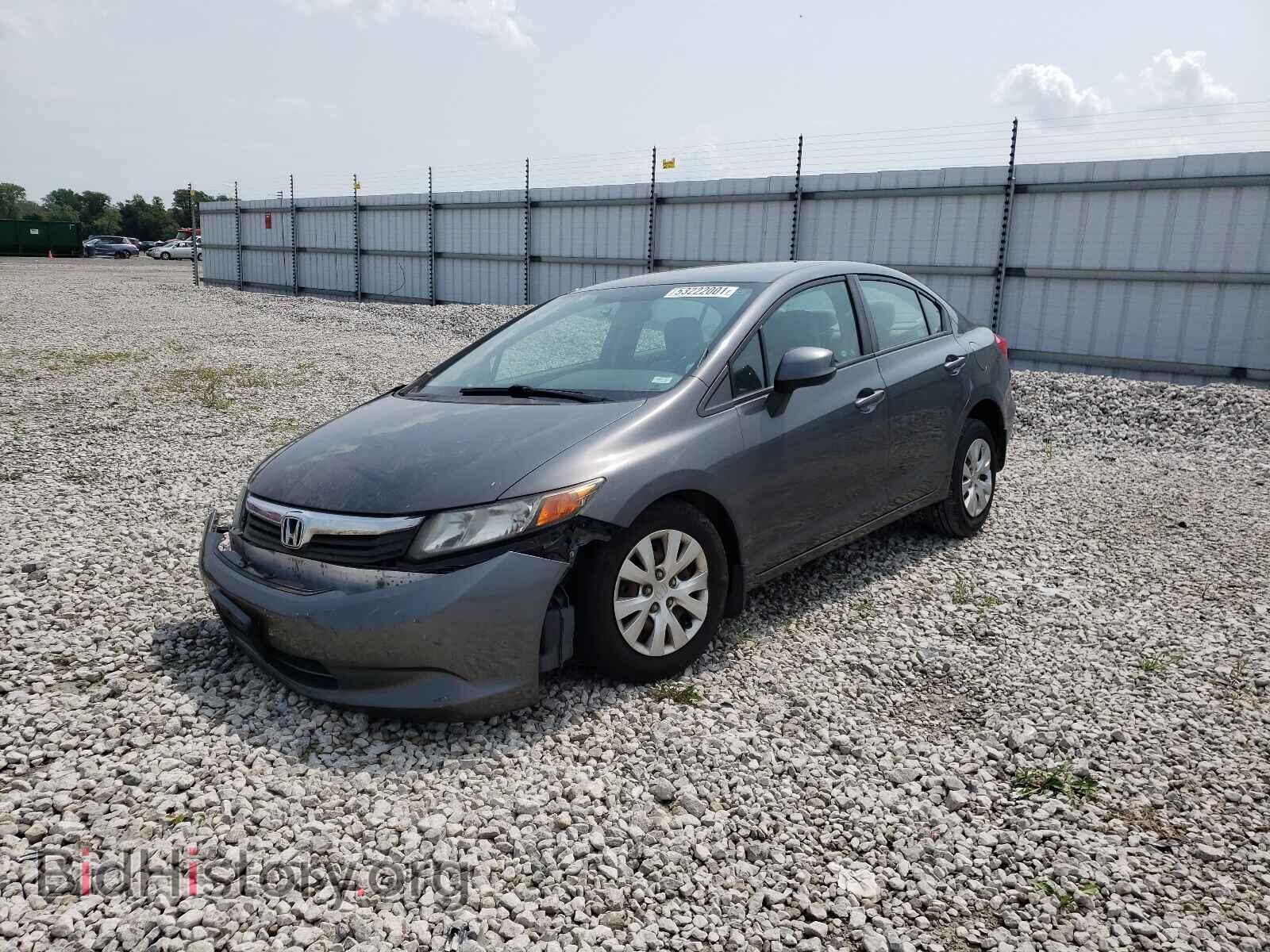 2012 HONDA CIVIC - VIN: 2HGFB2F55CH572203 - Фото 2