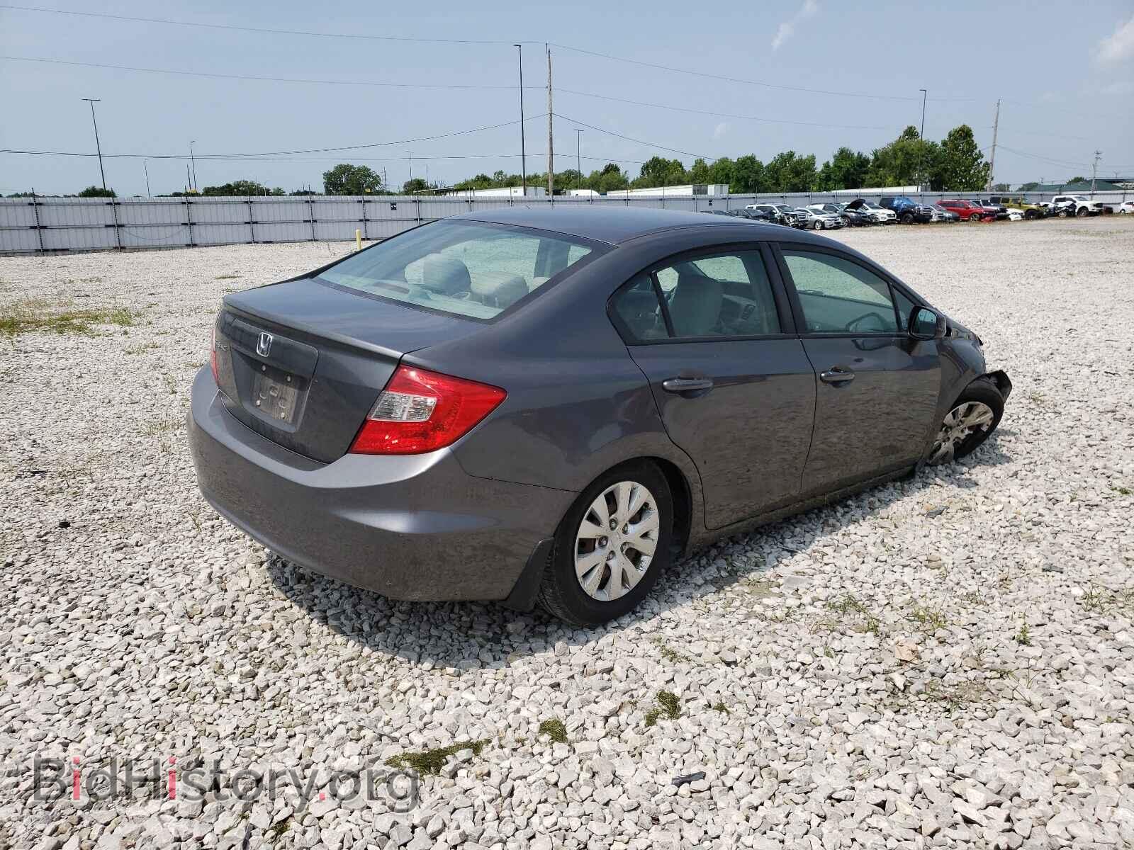 2012 HONDA CIVIC - VIN: 2HGFB2F55CH572203 - Фото 4
