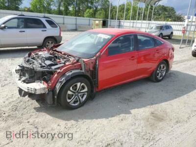 2017 Honda CIVIC LX, красный — VIN 2HGFC2F50HH507229, Copart