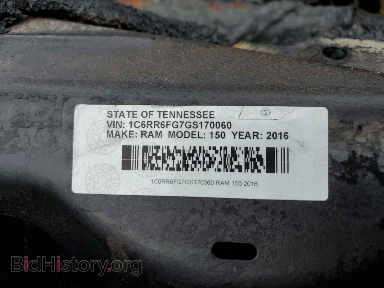 2016 RAM 1500 - VIN: 1C6RR6FG7GS170060 - Фото 10