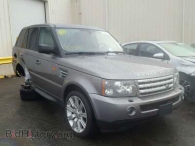 2008 Land Rover RANGE ROVE, gray — VIN SALSH23498A149887, Copart