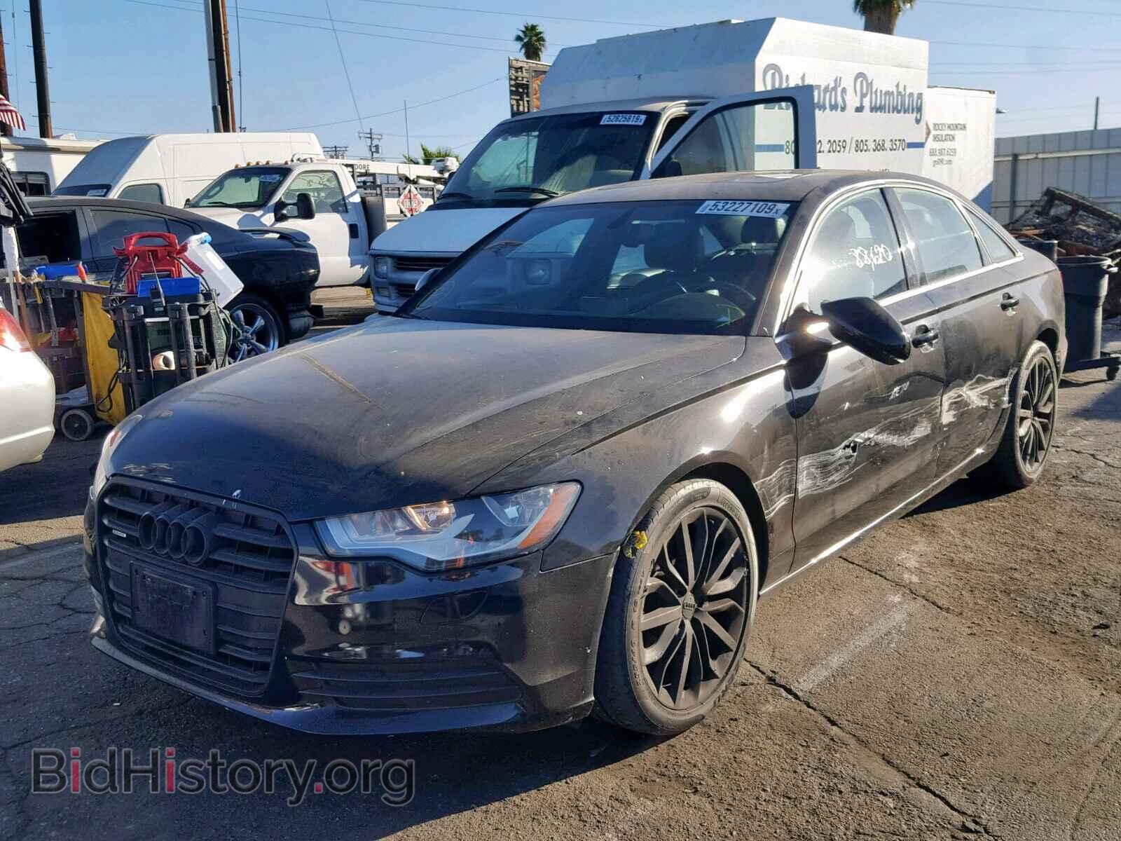 2013 AUDI A6 - VIN: WAUFFAFC8DN034886 - Фото 2