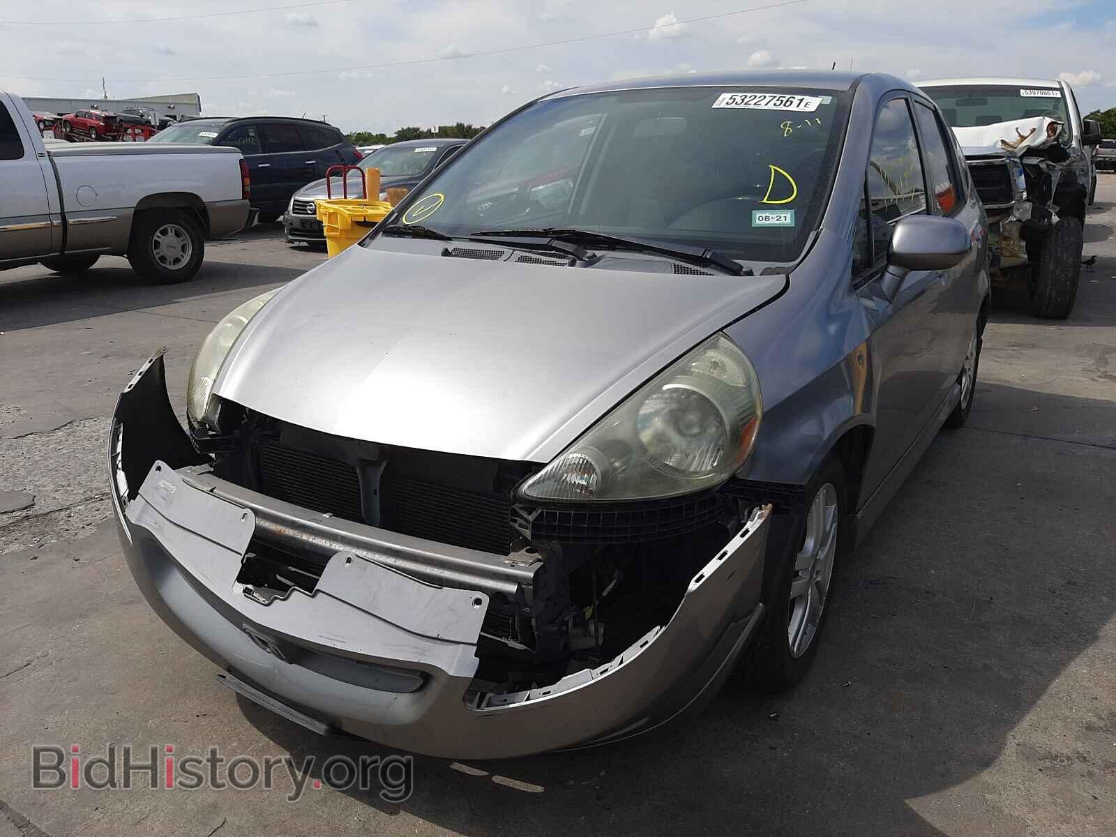 2007 HONDA FIT - VIN: JHMGD37637S064786 - Фото 2