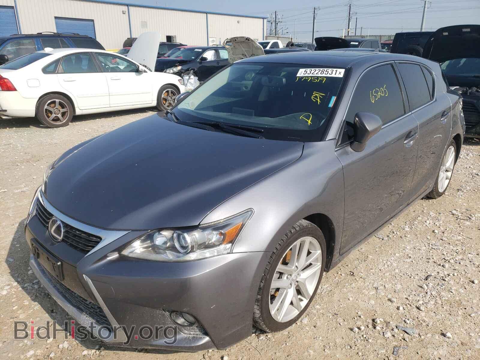 2014 LEXUS CT 200 - VIN: JTHKD5BH2E2179519 - Фото 2