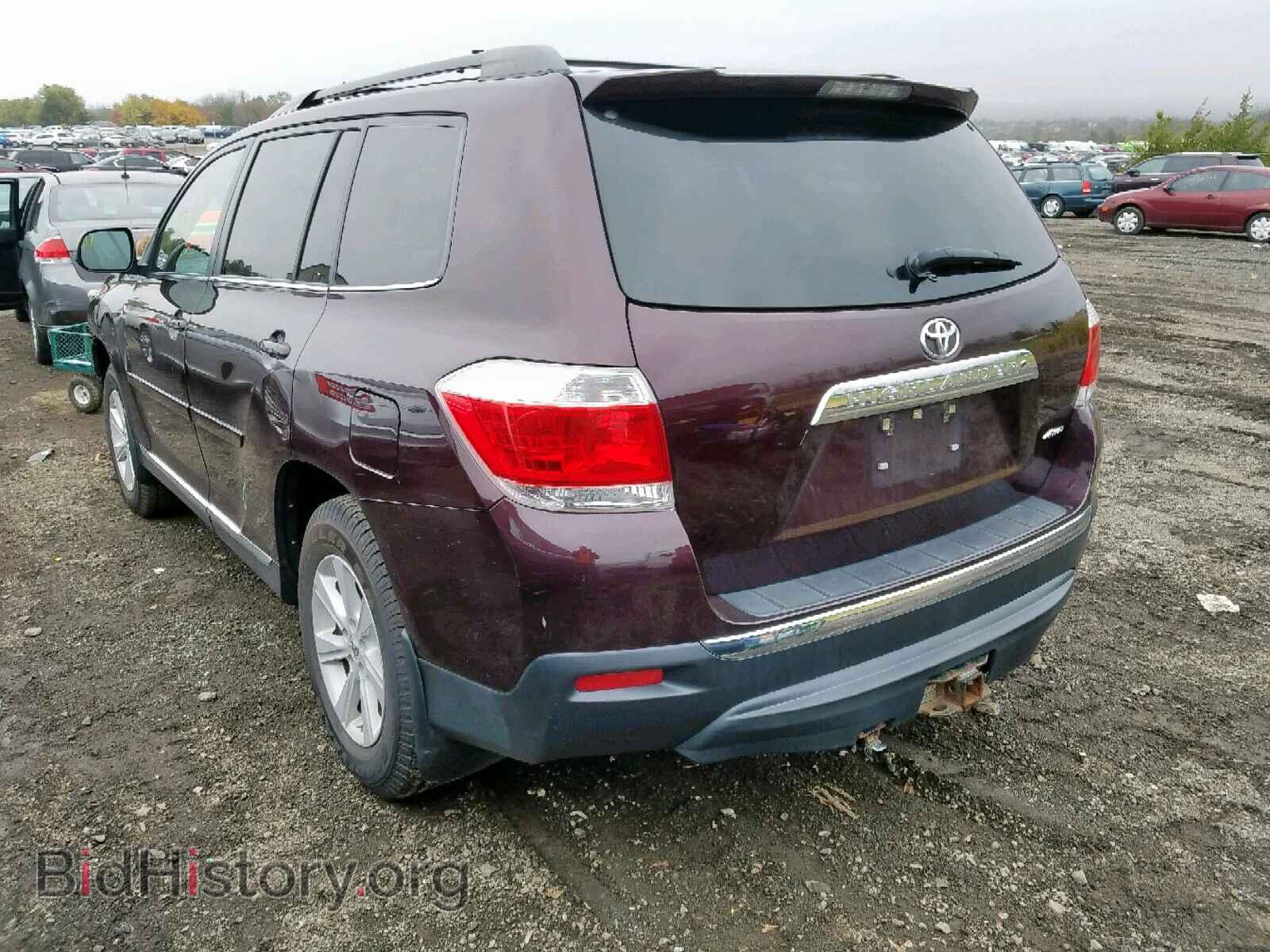 2012 TOYOTA HIGHLANDER - VIN: 5TDBK3EH9CS131237 - Фото 3
