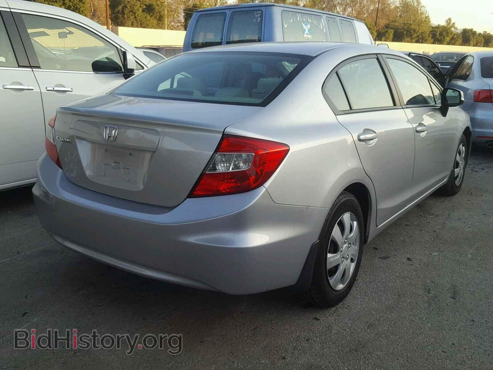 2012 HONDA CIVIC LX - VIN: 19XFB2F54CE392513 - Фото 4