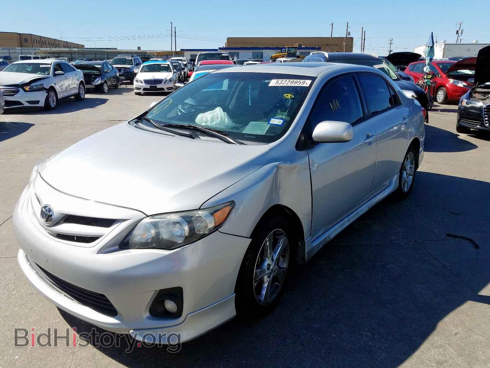 2012 TOYOTA COROLLA BA - VIN: 2T1BU4EE8CC911762 - Фото 2