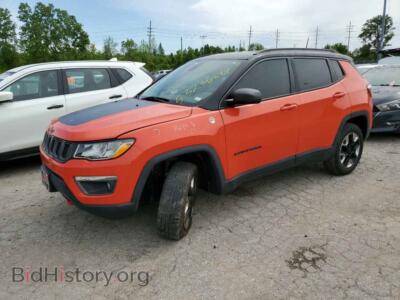 2017 Jeep COMPASS Trailhawk, оранжевый — VIN 3C4NJDDB1HT667082, Copart
