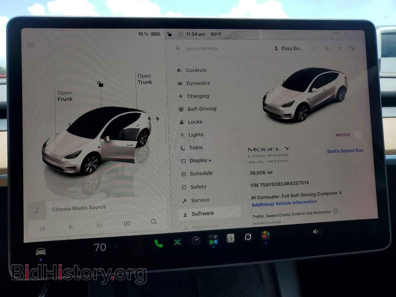 2024 TESLA MODEL Y - VIN: 7SAYGDEE4RA257574 - Photo 9