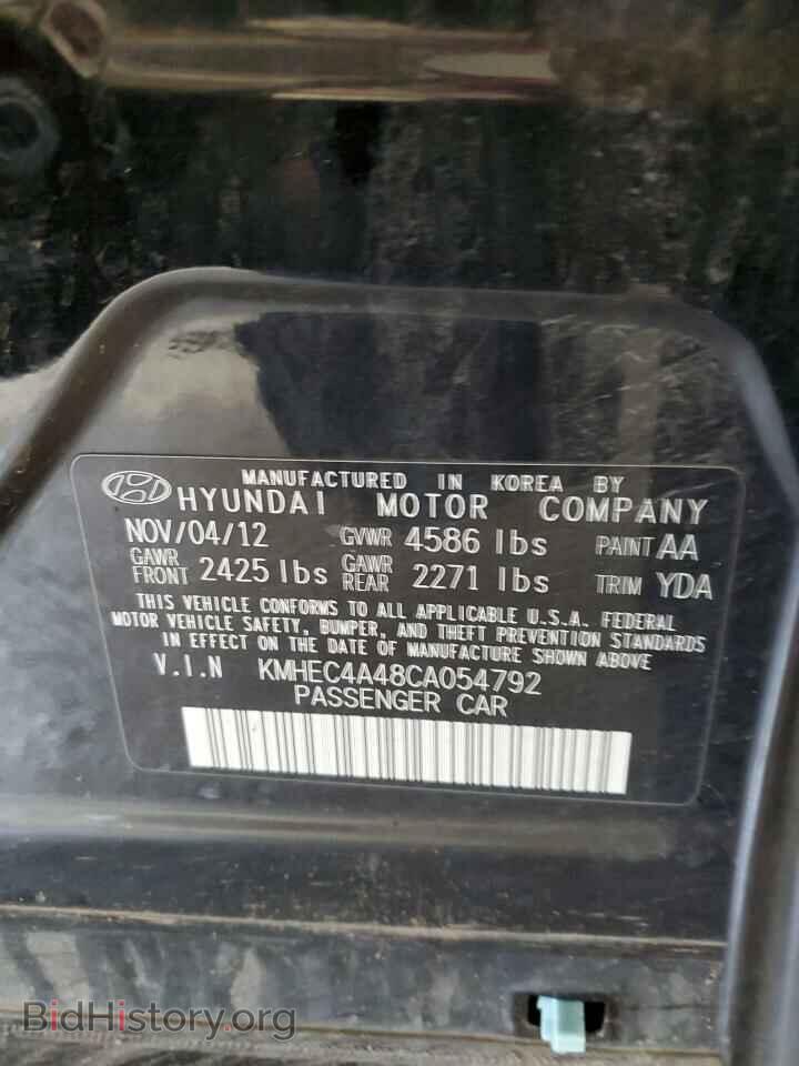 2012 HYUNDAI SONATA - VIN: KMHEC4A48CA054792 - Фото 12