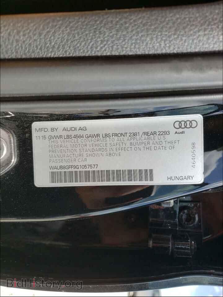 2016 AUDI A3 - VIN: WAUB8GFF9G1057577 - Photo 10