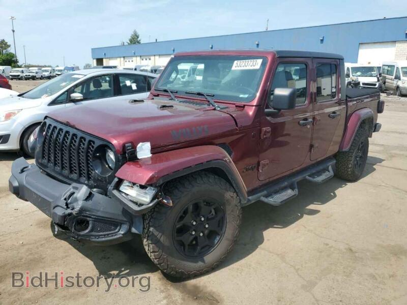 2021 Jeep GLADIATOR (VIN 1C6HJTAGXML557975) — фото 1 из 12, Copart, повреждение: передняя часть