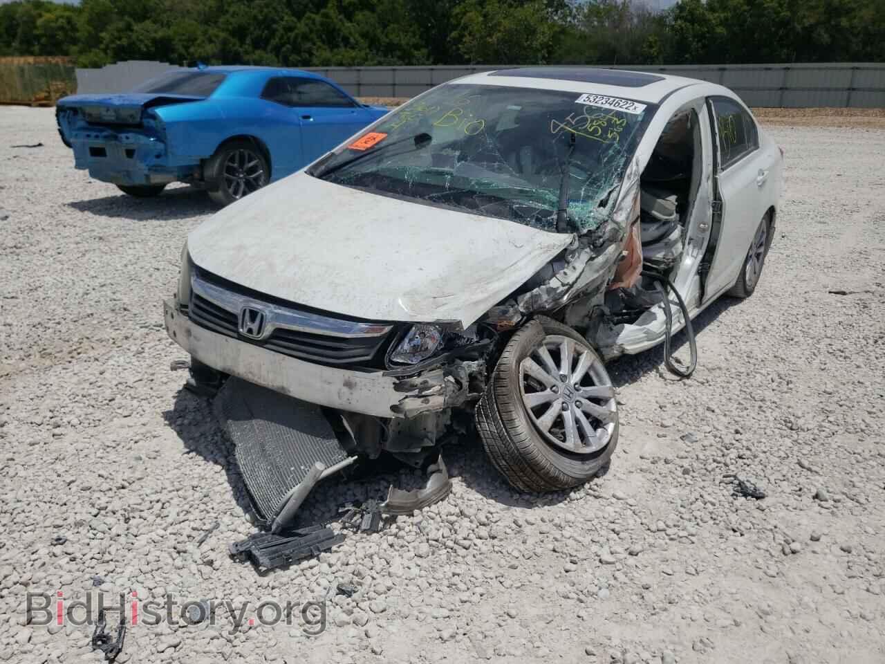 2012 HONDA CIVIC - VIN: 2HGFB2F84CH584563 - Фото 2