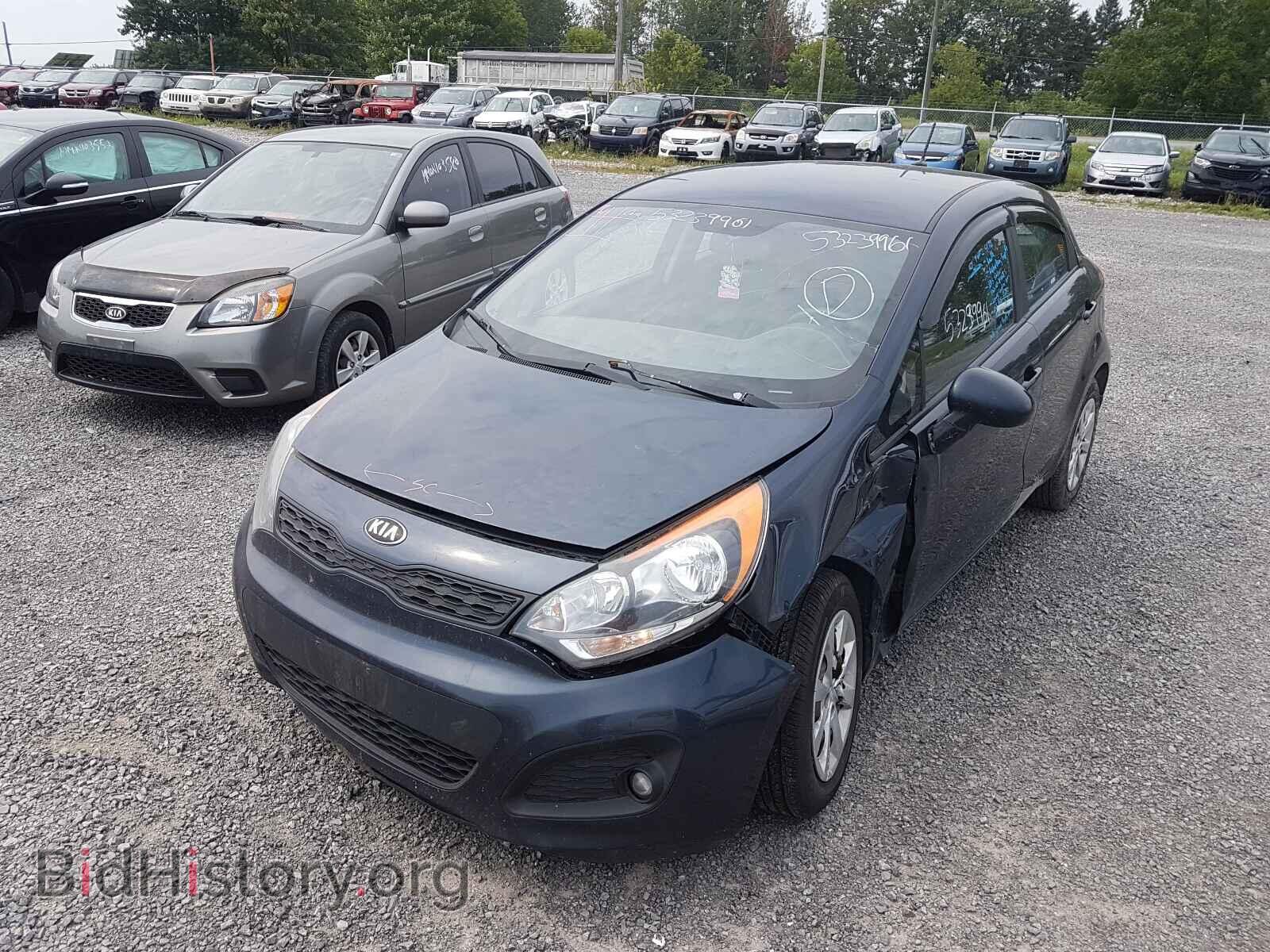 2013 KIA RIO - VIN: KNADM5A3XD6844932 - Фото 2