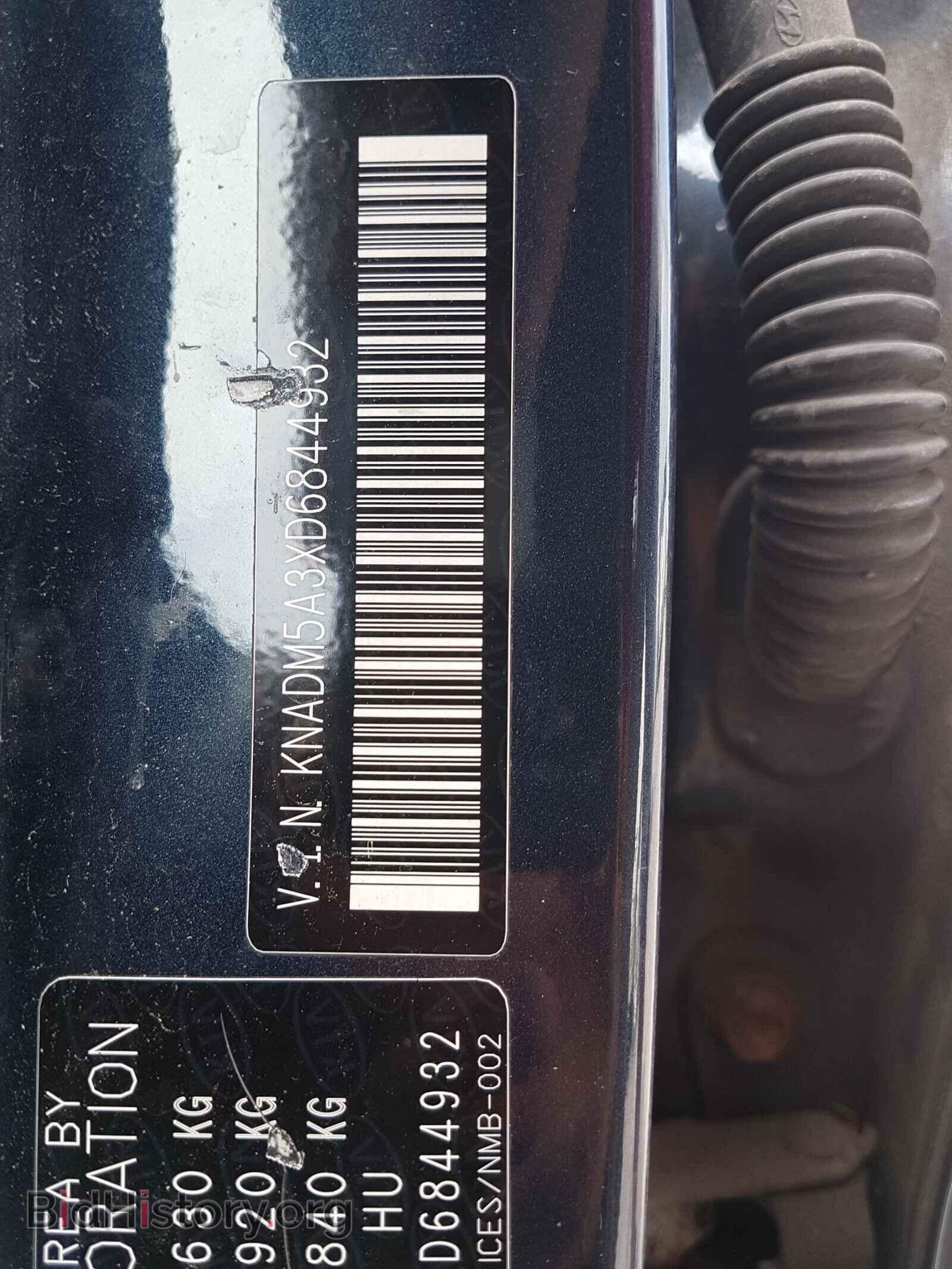 2013 KIA RIO - VIN: KNADM5A3XD6844932 - Фото 10