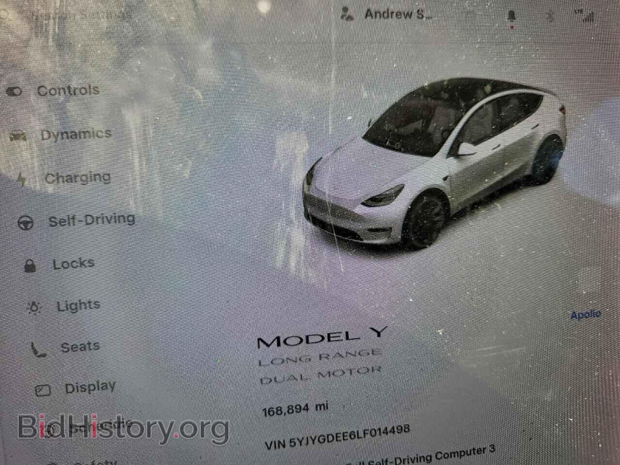 2020 TESLA MODEL Y - VIN: 5YJYGDEE6LF014498 - Фото 9