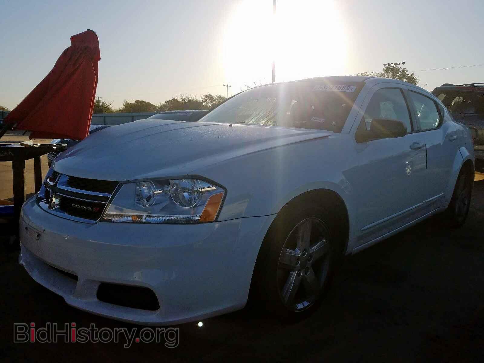 2013 DODGE AVENGER - VIN: 1C3CDZABXDN663286 - Фото 2