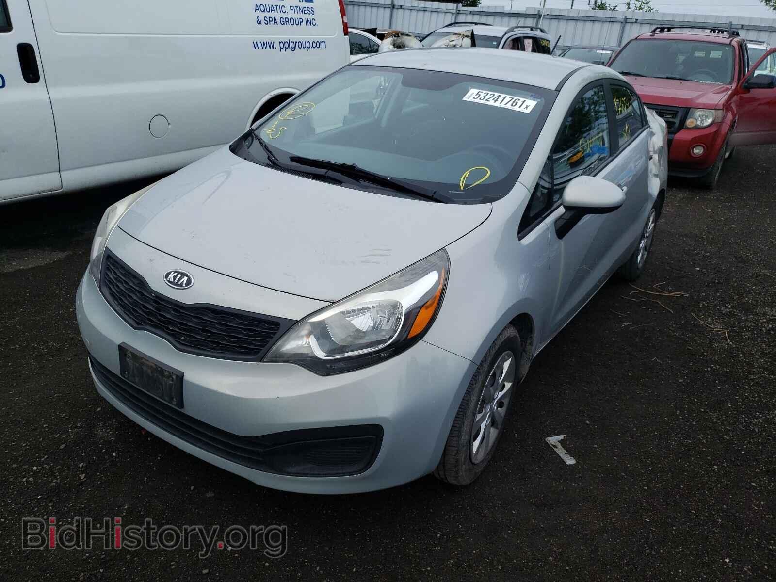 2013 KIA RIO - VIN: KNADM4A34D6098911 - Фото 2