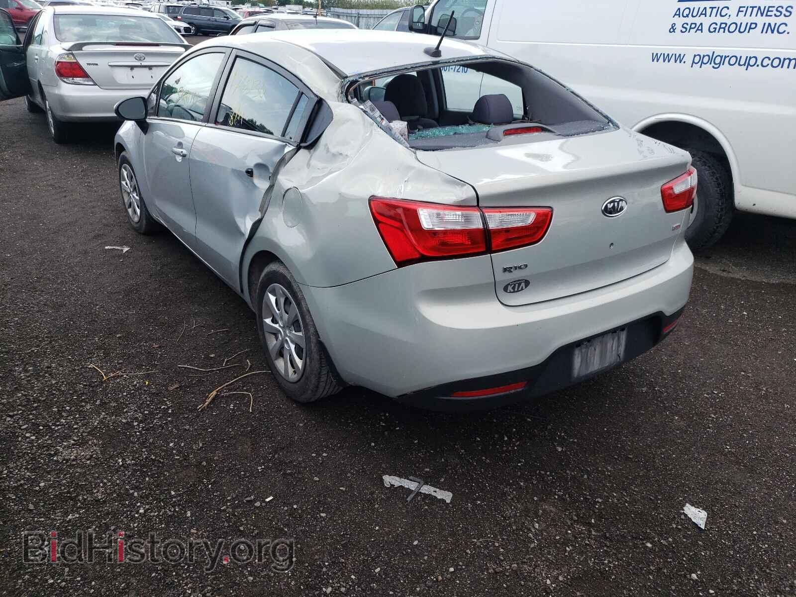 2013 KIA RIO - VIN: KNADM4A34D6098911 - Фото 3
