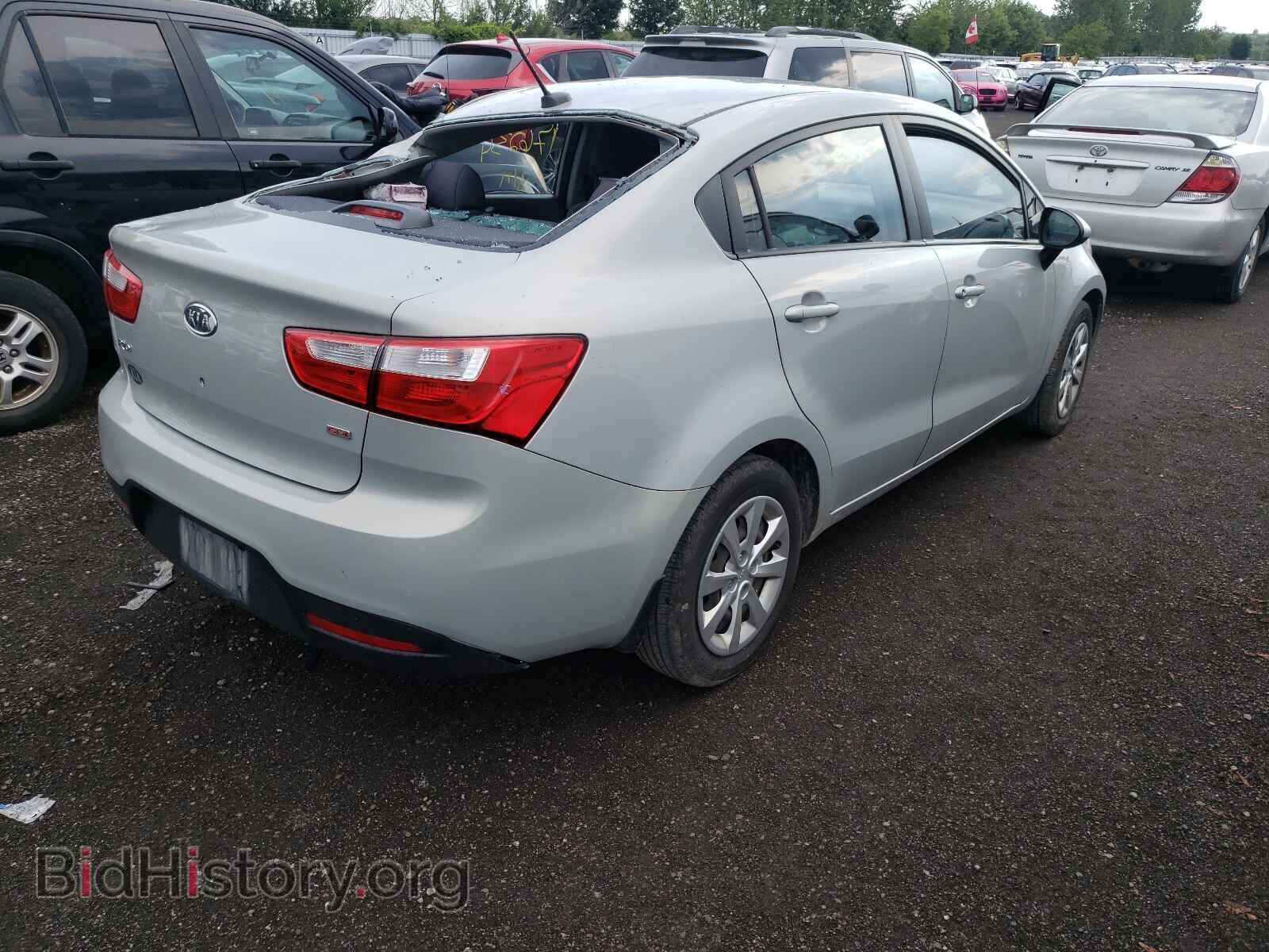 2013 KIA RIO - VIN: KNADM4A34D6098911 - Фото 4
