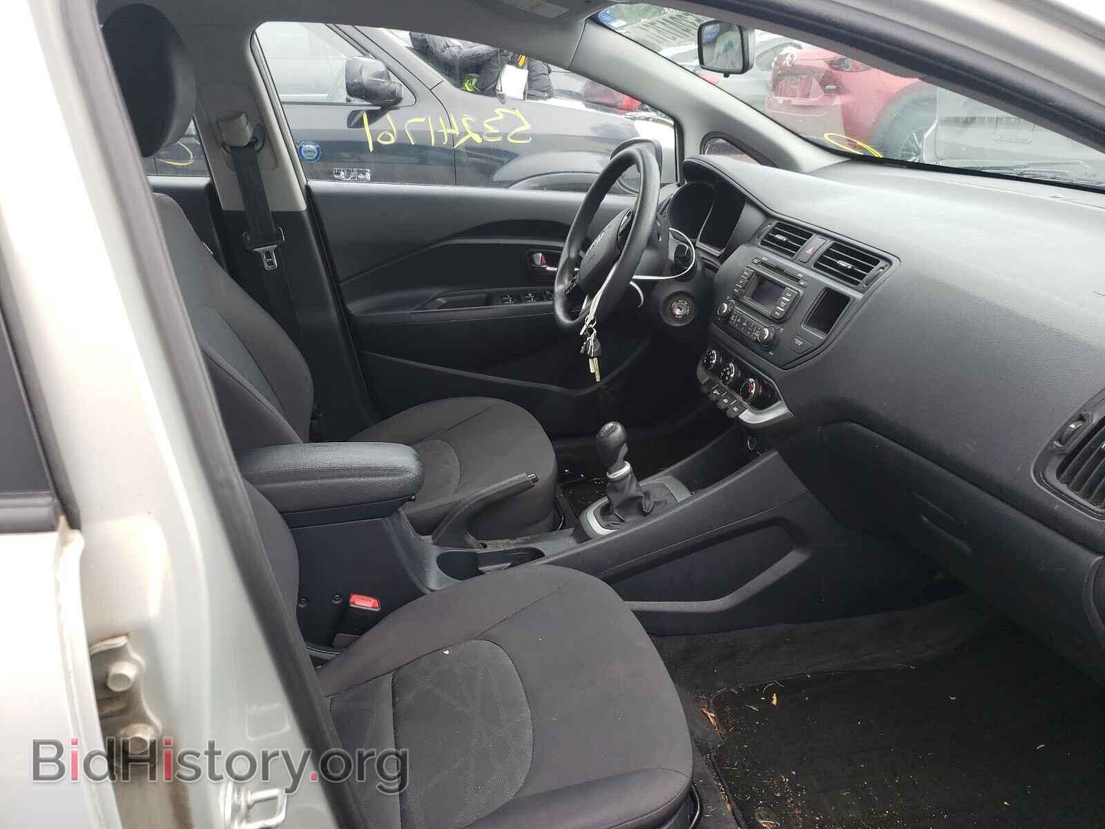 2013 KIA RIO - VIN: KNADM4A34D6098911 - Фото 5