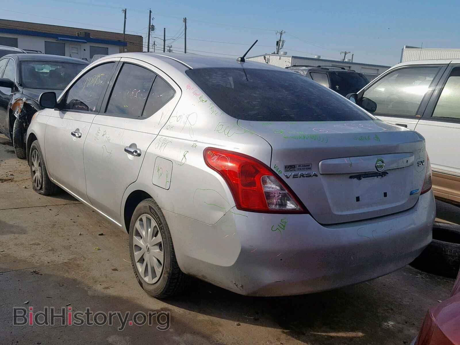 2012 NISSAN VERSA - VIN: 3N1CN7AP2CL814227 - Фото 3