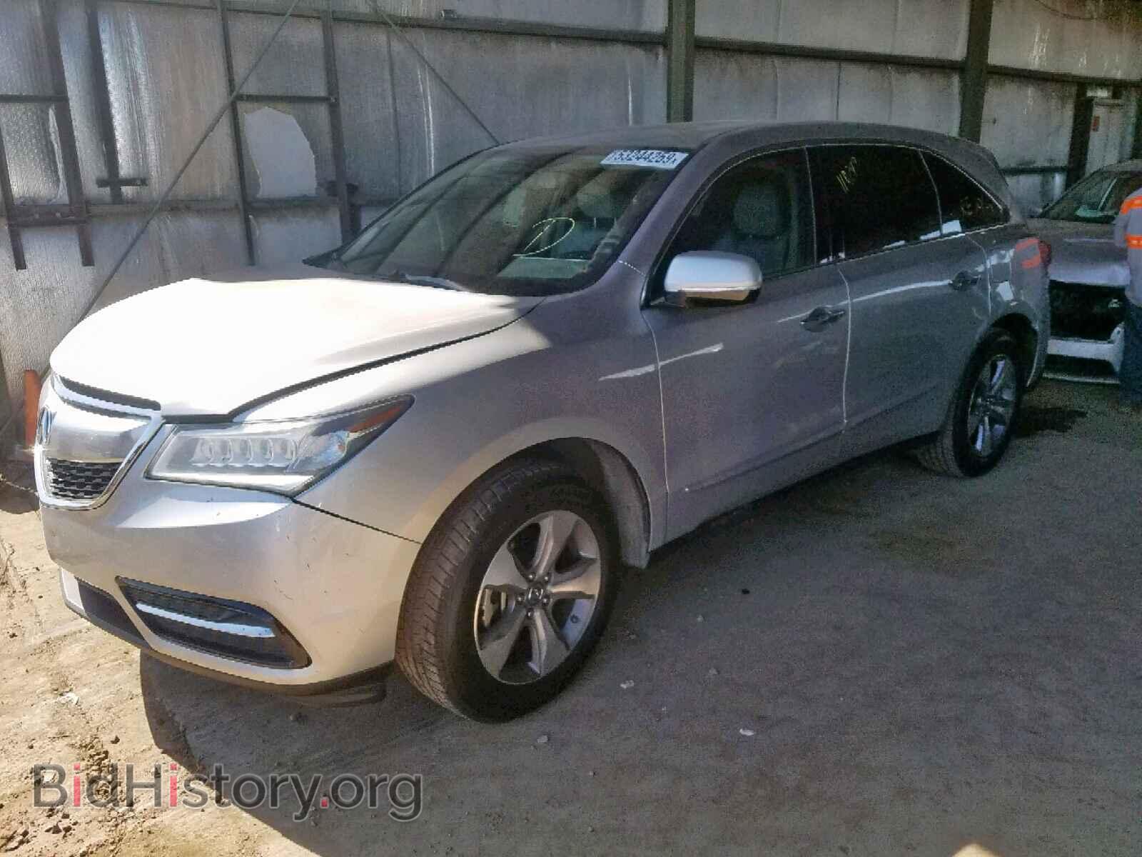 2014 ACURA MDX - VIN: 5FRYD3H21EB014267 - Фото 2