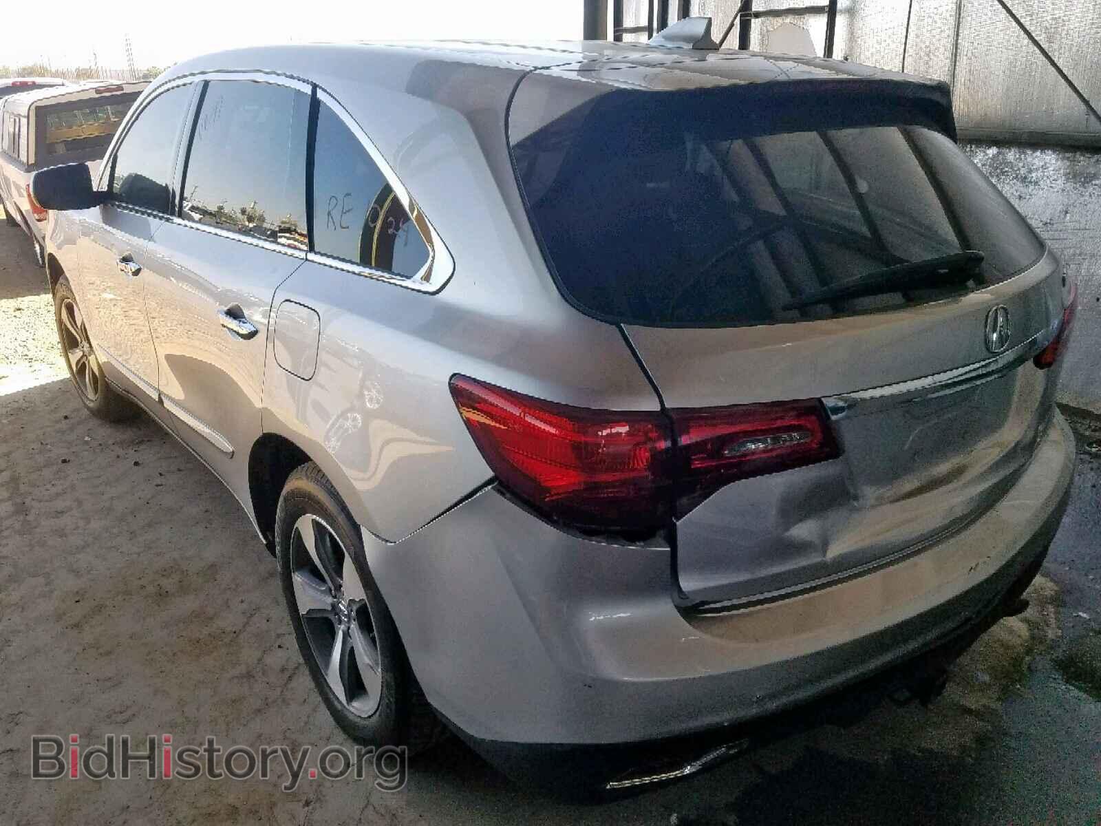 2014 ACURA MDX - VIN: 5FRYD3H21EB014267 - Фото 3