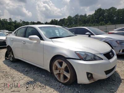 2012 Lexus IS IS 250, white — VIN JTHBF5C27C5168340, Copart