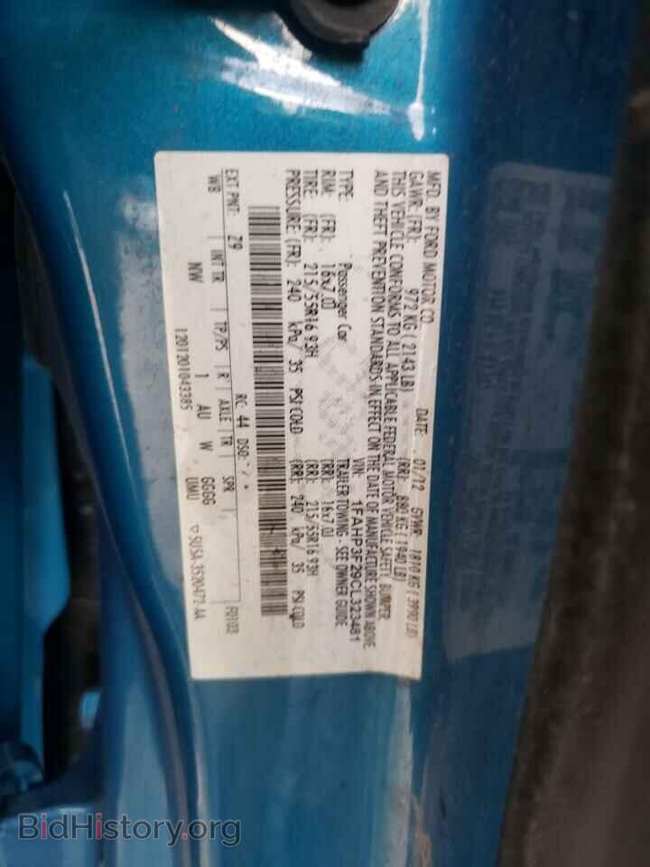 2012 FORD FOCUS - VIN: 1FAHP3F29CL323481 - Photo 10
