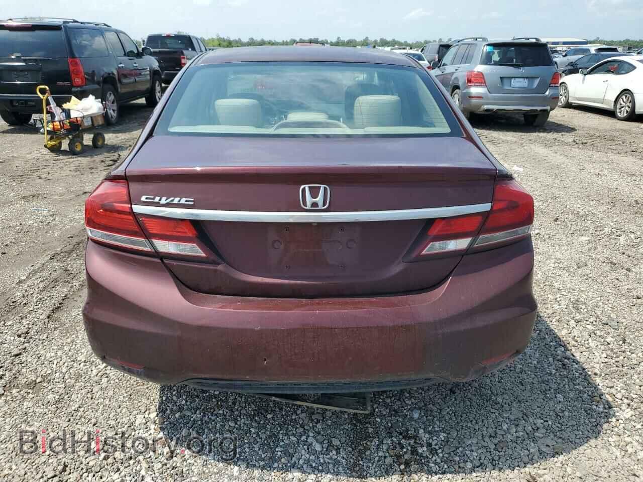 2013 HONDA CIVIC - VIN: 19XFB2F89DE260438 - Фото 6