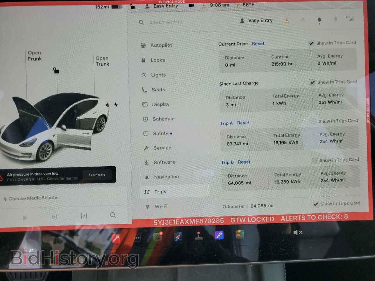 2021 TESLA MODEL 3 - VIN: 5YJ3E1EAXMF870285 - Фото 9