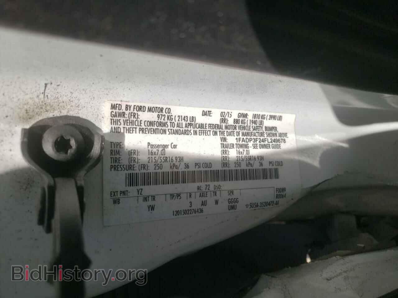 2015 FORD FOCUS - VIN: 1FADP3F24FL249678 - Photo 10