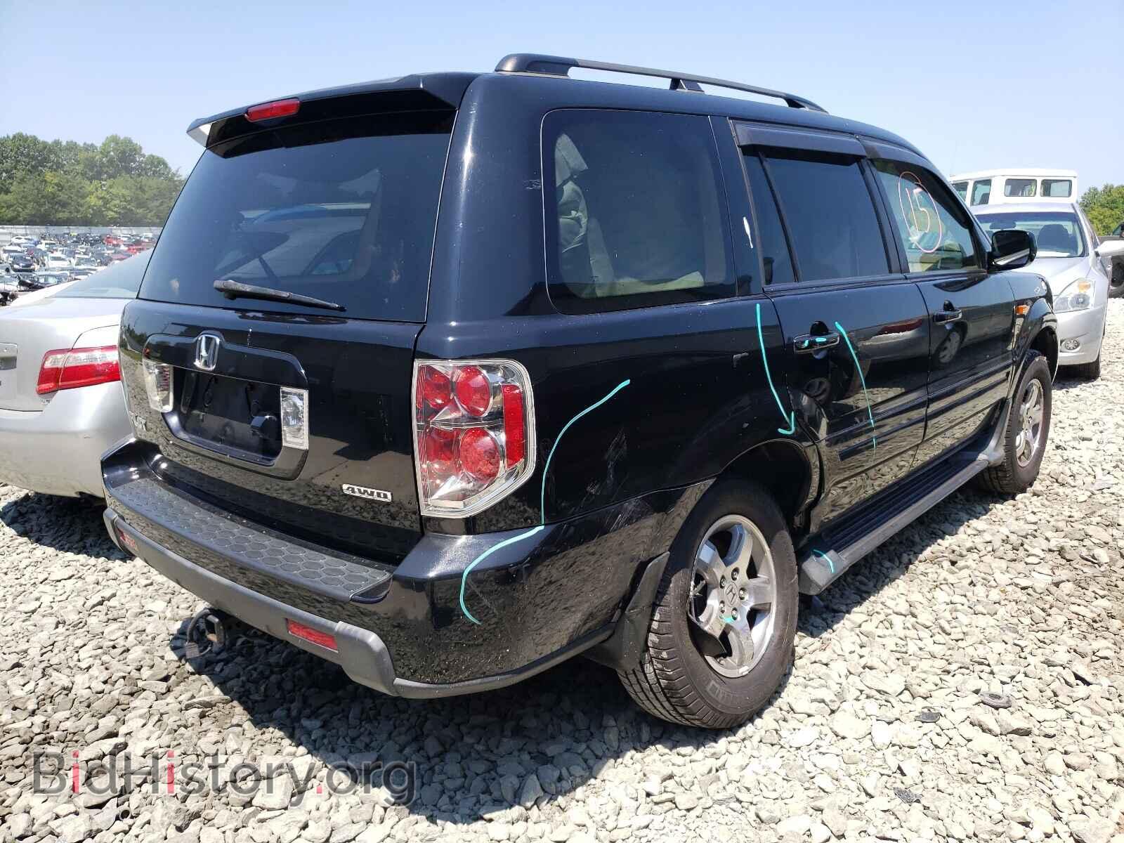 2007 HONDA PILOT - VIN: 2HKYF18777H523795 - Фото 4