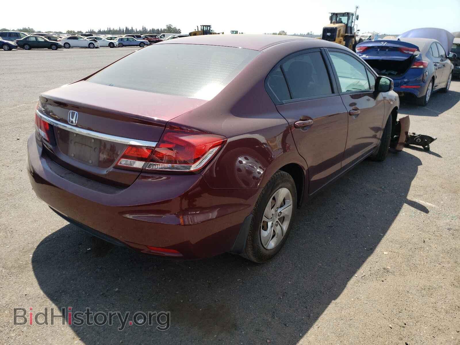 2013 HONDA CIVIC - VIN: 19XFB2F54DE283910 - Фото 4