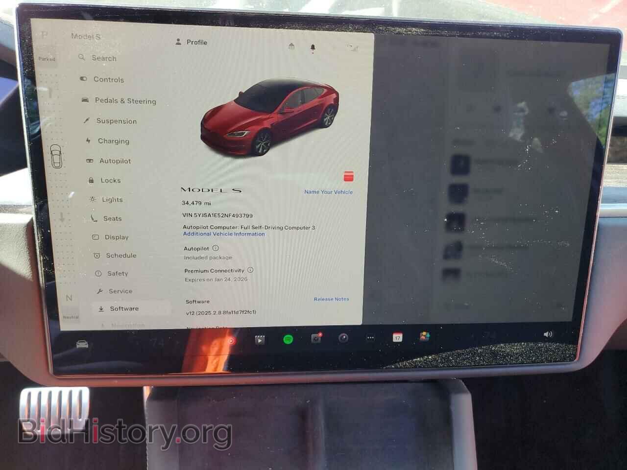 2022 TESLA MODEL S - VIN: 5YJSA1E52NF493799 - Photo 9