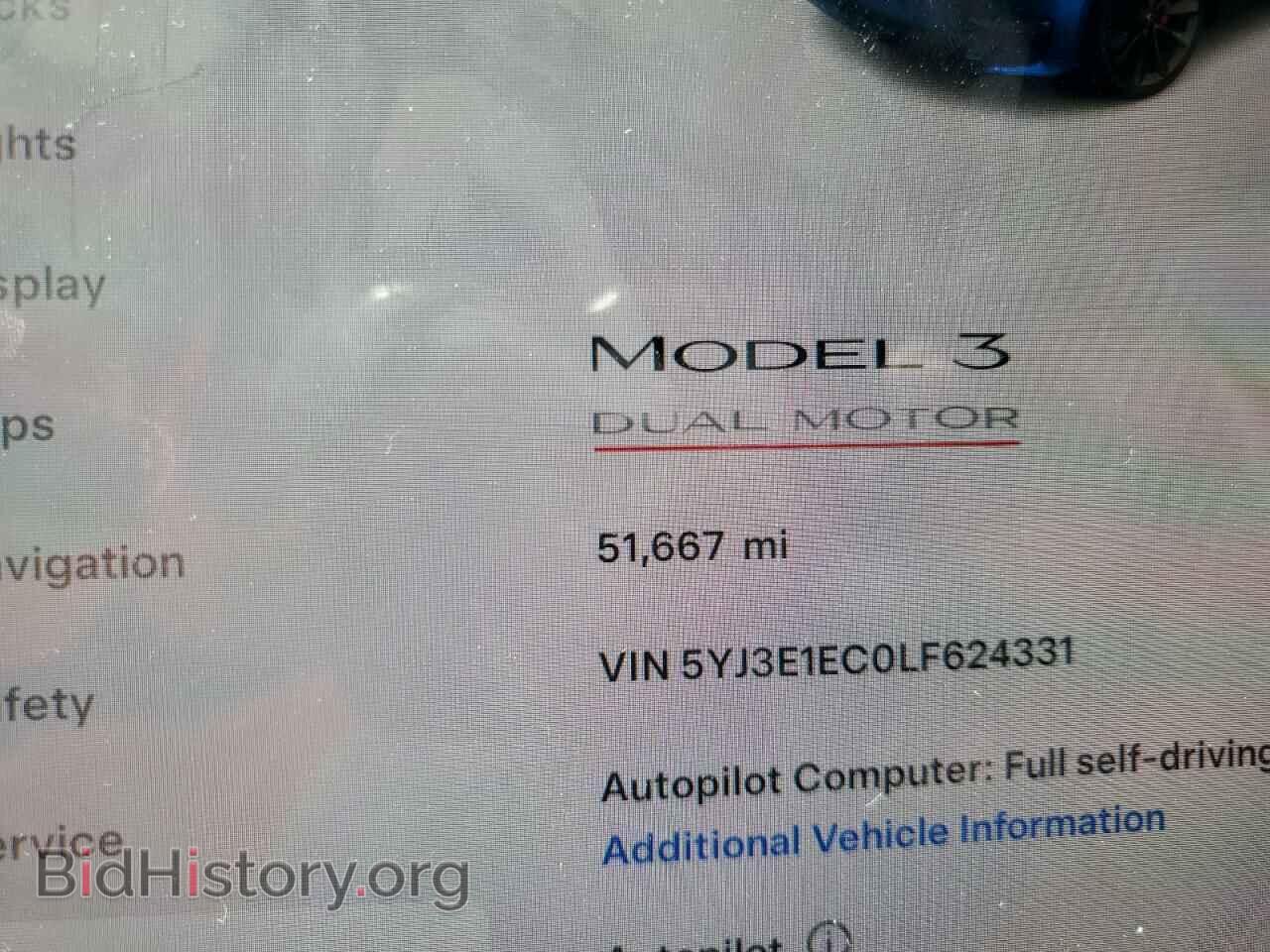2020 TESLA MODEL 3 - VIN: 5YJ3E1EC0LF624331 - Фото 9