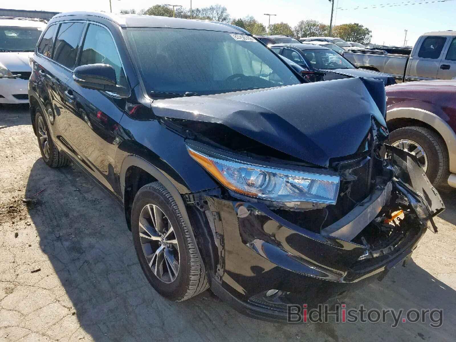 Фотография 5TDJKRFHXGS500920 - TOYOTA HIGHLANDER 2016