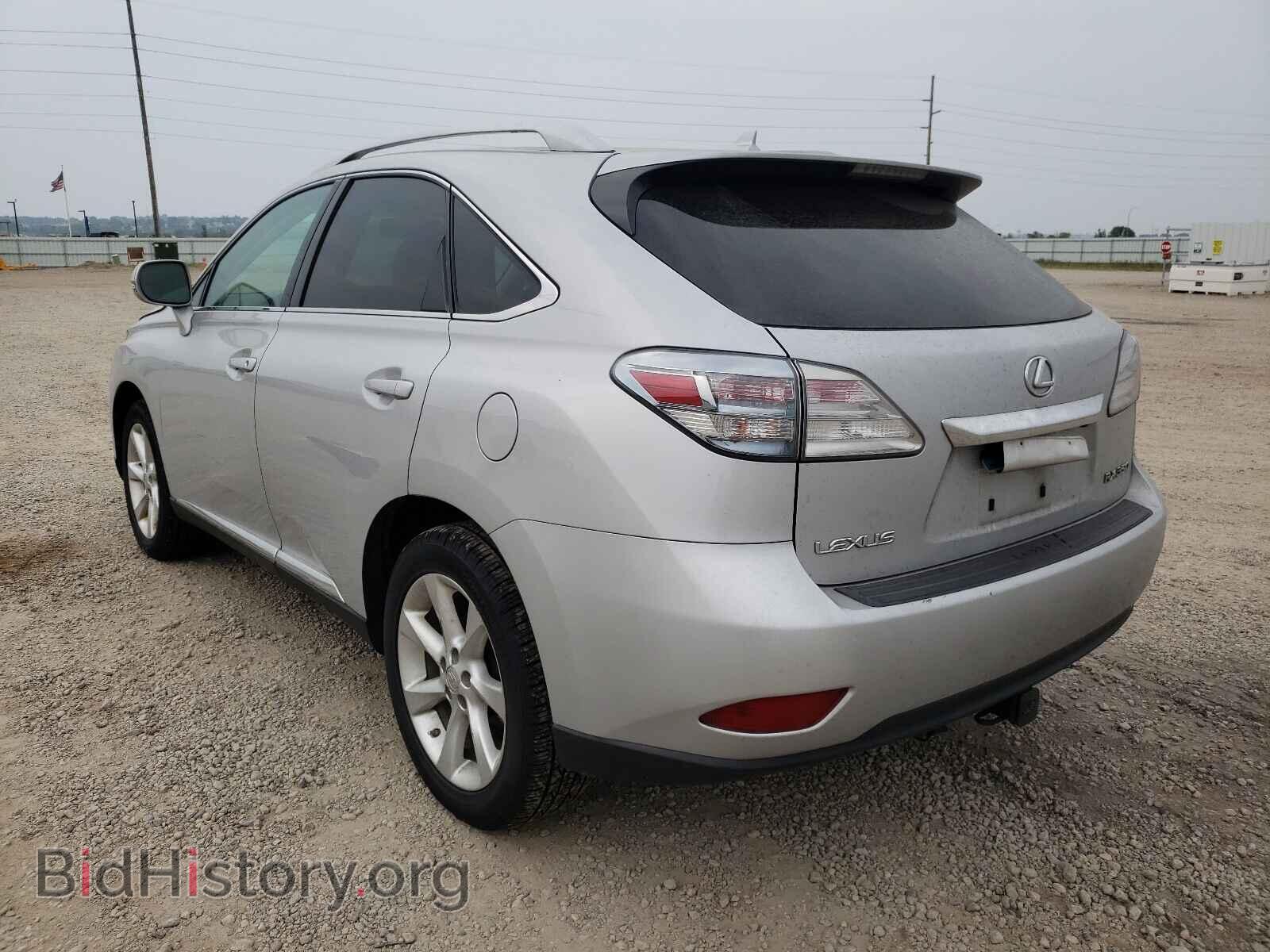 2010 LEXUS RX350 - VIN: 2T2BK1BA3AC045323 - Фото 3