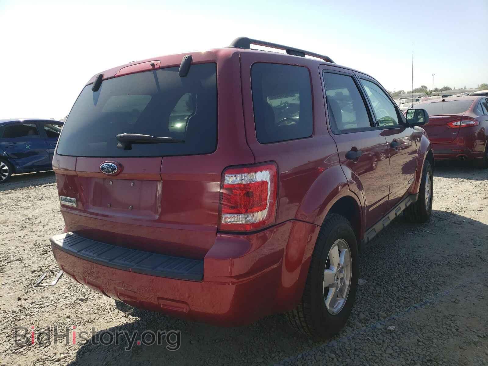 2008 FORD ESCAPE - VIN: 1FMCU03188KA72369 - Фото 4