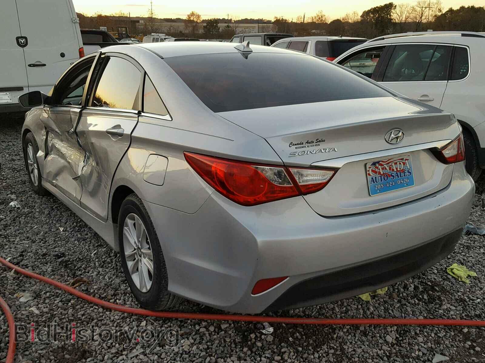 2014 HYUNDAI SONATA - VIN: 5NPEB4AC4EH843032 - Фото 3