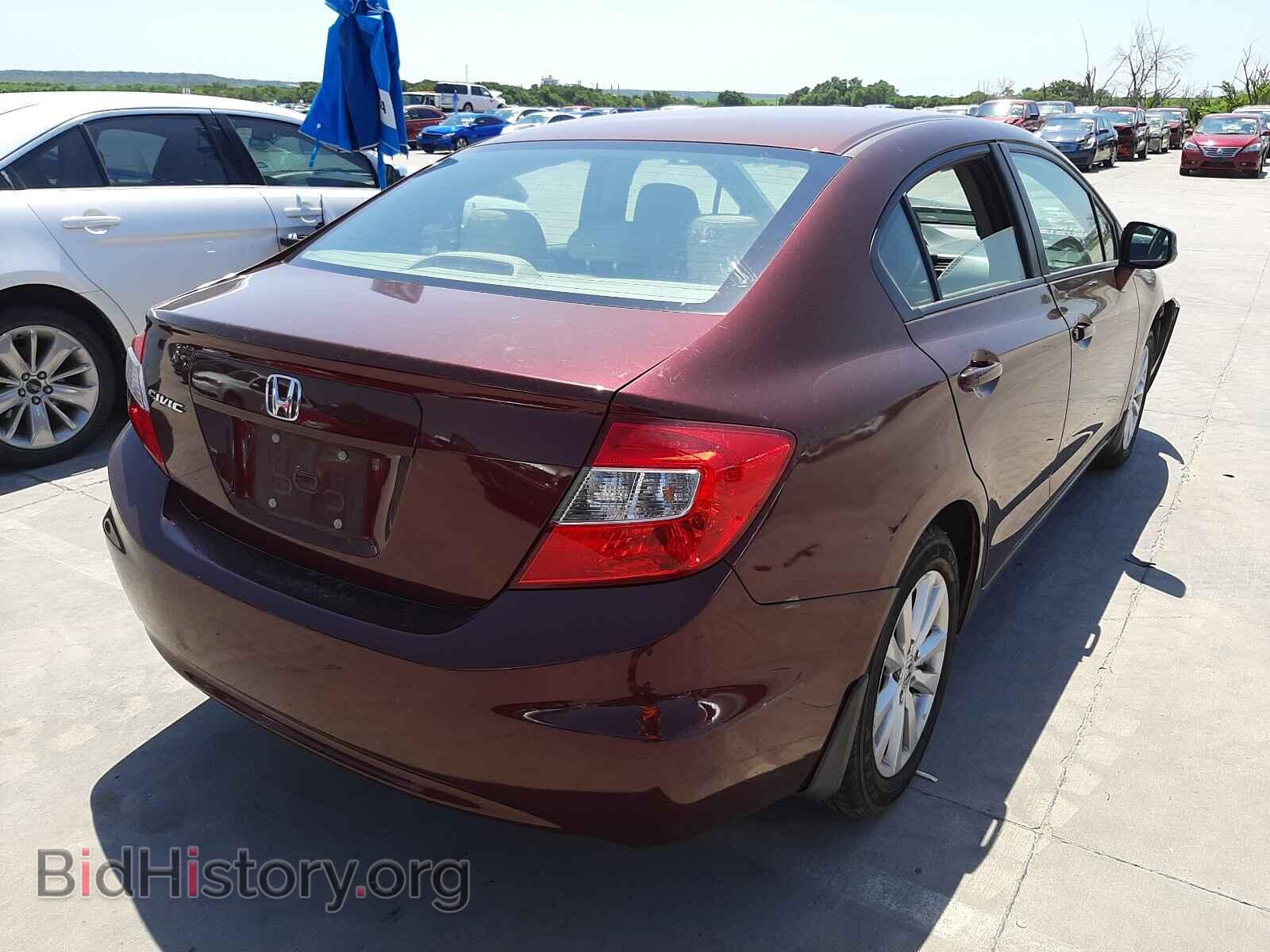 2012 HONDA CIVIC - VIN: 19XFB2F99CE358568 - Фото 4