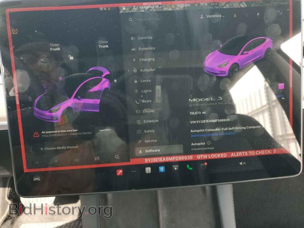 2021 TESLA MODEL 3 - VIN: 5YJ3E1EA8MF098935 - Photo 9