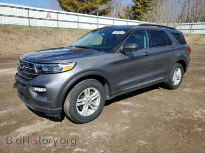 2021 Ford EXPLORER XLT, серый — VIN 1FMSK8DH8MGA70162, Copart