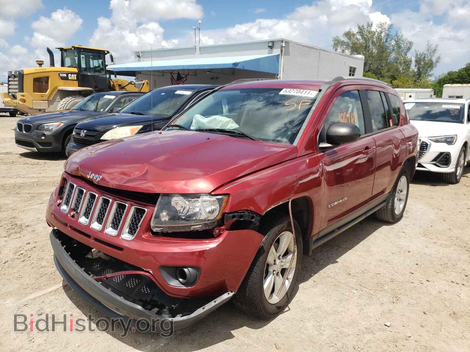 2014 JEEP COMPASS - VIN: 1C4NJCBB4ED685252 - Фото 2
